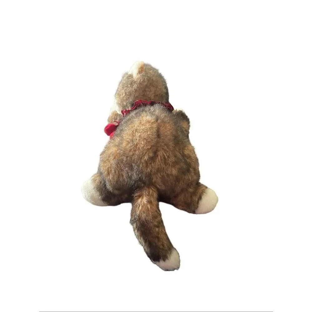 Nick & Noel Christmas Plush Calico Cat with Jingle Bells Stuffed Animal 23